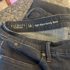 Talbots Boot Cut Jeans Size 14